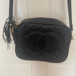 Channel black cross body